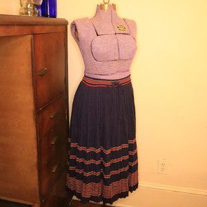 Vintage Midi Tretorn Pleated Skirt